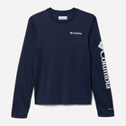Дитяча футболка з довгими рукавами для хлопчика Columbia Fork Stream Long Sleeve Shirt 1989681464 132 см (S) Темно-синя (194894285381) - зображення 1