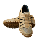 Тактичні сандалі літні кросівки PAV 191 Silver койот шкіряні сітка 43 - зображення 5
