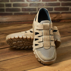 Тактичні сандалі літні кросівки PAV 191 Silver койот шкіряні сітка 43 - зображення 9