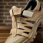 Тактические сандали летние кроссовки PAV 191 Silver койот кожаные сетка 45 - изображение 7