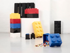 Pudełko LEGO Storage Brick 8 z szufladą i ośmioma wypustkami Czarny (40061733) - obraz 8