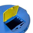 Контейнер для утилізації медичних відходів 10 л, вторинний пластик, синій - зображення 4