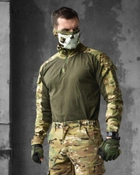 Тактическая боевая рубашка убакс XL олива+мультикам (85892) - изображение 1