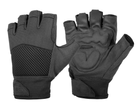 Перчатки беспалые Helikon Half Finger MK2 L регулируемые запястья Черный - изображение 1