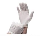 Перчатки медицинские размер XL белые (100 шт.) - изображение 1