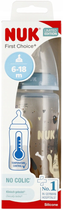 Пляшечка для годування Nuk First Choice Cat & Dog Ash Transparent 300 мл (4008600439899) - зображення 2