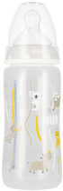 Пляшечка для годування Nuk First Choice Animals з індикатором температури Сіра 300 мл (4008600441045) - зображення 1
