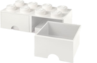 Pojemnik LEGO Storage Brick 8 z szufladami do przechowywania Biały (40061735) - obraz 4