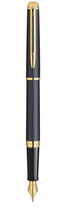 Pióro wieczne Waterman Hemisphere Matt Black GT Niebieskie (3501170920718) - obraz 3