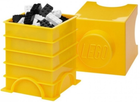Коробка для зберігання LEGO Storage Brick 1 Жовта (40011732) - зображення 2