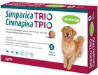 Таблетка против внешних и внутренних паразитов для собак Zoetis Simparica TRIO от 20 до 40 кг ЦЕНА ЗА 1 ШТ 10024338