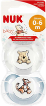 Пустушка Nuk Disney Baby Вінні та Тигруля 0-6 місяців 2 шт (4008600440130)