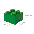 Контейнер для зберігання LEGO Storage Brick 4 Зелений (40031734) - зображення 4
