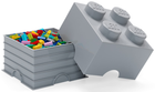 Pojemnik do przechowywania LEGO Storage Brick 4 Szary (40031740) - obraz 2