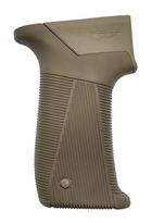Пистолетная рукоятка DLG Tactical (DLG-180) для АК (полимер) обрезиненная, койот - изображение 1