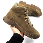 Тактические мужские ботинки с гербом Kindzer натуральная кожа 44 койот - изображение 4