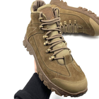 Тактические мужские ботинки с гербом Kindzer натуральная кожа 44 койот - изображение 6