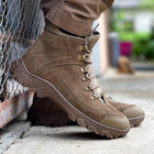Тактические женские ботинки с гербом Kindzer натуральная кожа 38 койот - изображение 9