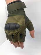 Тактичні рукавиці (без пальців, M) - зображення 5