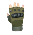 Тактичні рукавиці (без пальців, L) - зображення 3