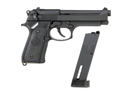 Страйкбольний пістолет KJW Beretta M9 CO2 Black - зображення 7