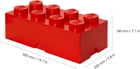 Контейнер у формі блоку LEGO Storage Brick 8 Червоний (40041730) - зображення 4