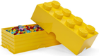 Pojemnik w kształcie klocka LEGO Storage Brick 8 Żółty (40041732) - obraz 3