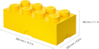 Pojemnik w kształcie klocka LEGO Storage Brick 8 Żółty (40041732) - obraz 4