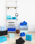 Pojemnik w kształcie klocka LEGO Storage Brick 8 Błękitny (40041736) - obraz 6