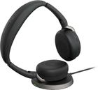 Słuchawki Jabra Evolve2 65 Flex Link380c MS Stereo with Charging Stand Black (26699-999-889) - obraz 1
