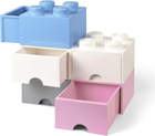 Pojemnik do przechowywania LEGO Storage Brick Drawer 4 z szufladą Biały (40051735) - obraz 5