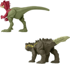 Фігурки динозаврів Mattel Jurassic World Еораптор проти Стегуроза 7.5 см (0194735192403) - зображення 3