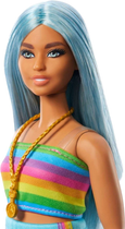 Lalka Mattel Barbie Fashionistas długie niebieskie włosy 30 cm (0194735176755) - obraz 4