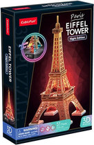 3D-пазл Cubic Fun Ейфелева вежа нічна версія 51 деталь (6944588205348) - зображення 1