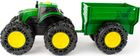 Іграшковий трактор Tomy John Deere Monster Treads з причепом і великими колесами (0036881473534) - зображення 4