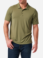 Тактическая футболка мужская 5.11 Tactical Paramount Chest Polo 41298-837 M [837] Tank Green (888579740745) - изображение 1