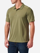Тактична футболка чоловіча 5.11 Tactical Paramount Chest Polo 41298-837 S [837] Tank Green (888579740738) - зображення 4
