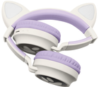 Навушники Lexibook Wireless Headphones with Luminous Cat Ears White (HPBTKT) - зображення 3