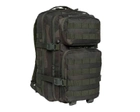 Тактический рюкзак с системой MOLLE Brandit US Cooper 40л 52x30x32 см с карманом для системы гидратации Dark Woodland - изображение 1
