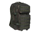 Тактичний рюкзак із системою MOLLE Brandit US Cooper 40 л 52x30x32 см з кишенею для системи гідратації Dark Woodland