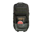 Тактический рюкзак с системой MOLLE Brandit US Cooper 40л 52x30x32 см с карманом для системы гидратации Dark Woodland - изображение 6