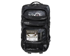 Тактический рюкзак с системой MOLLE Brandit US Cooper 40л 52x30x32 см с карманом для системы гидратации черный мультикам - изображение 6