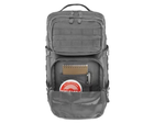 Тактический рюкзак с системой MOLLE Brandit US Cooper 40л 52x30x32 см с карманом для системы гидратации серый - изображение 6
