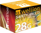 Безопасные одноразовые ланцеты Wellion 28G (1,5mm) 25 шт - изображение 1