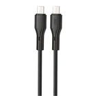 Кабель Xo NB-Q231B USB-C - USB-C (60w) 1 метр чорний