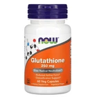 Натуральна добавка Now Foods Glutathione 250 мг Капсули