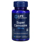 Аминокислота Life Extension Super Carnosine 500 мг 60 вегакапсул