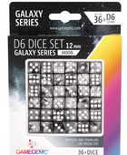 Zestaw kości Gamegenic Galaxy Series Moon 12 mm 36 szt (4251715405277)