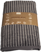 Рушник Omhu Striped Velour Organic Cotton Grey 70 x 140 см (470140025) - зображення 1