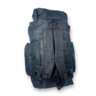 Тактичний рюкзак 50 л, одно відділення на блискавці, додаткові кишені, розмір: 70*35*20 см, чорний - зображення 6